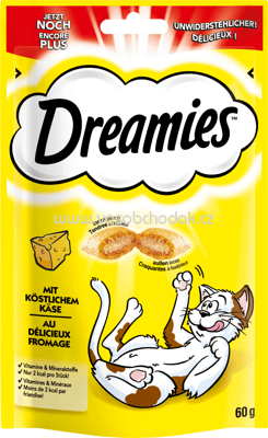 Dreamies Snack für Katzen mit Käse, 60 g - ONL