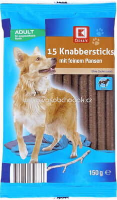 K-Classic 15 Knabbersticks mit feinem Pansen, 15x10g