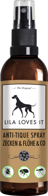 LILA LOVES IT Anti-Tique Spray, Zecken & Flöhe & Co für Hunde, 100 ml - ONL