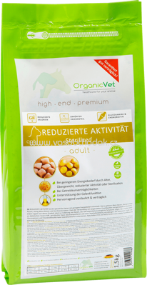 OrganicVet Diät-Trockenfutter für Katzen, Reduzierte Aktivität, 1,5 kg - ONL