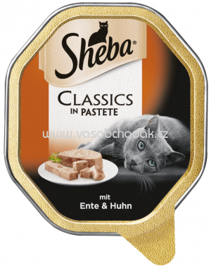Sheba Classics in Pastete mit Ente & Huhn, 85g