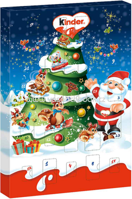 Kinder Mini Mix Adventskalender Santa mit Baum, 150g