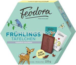 Feodora Frühlingstäfelchen Vollmilch-Hochfein, 225g