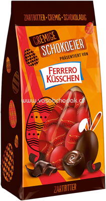 Ferrero Küsschen Cremige Schokoeier Zartbitter, 100g
