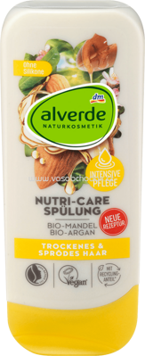 Alverde NATURKOSMETIK Spülung Nutri-Care Bio-Mandel Bio-Argan, 200 ml