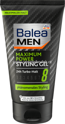Balea MEN Styling Gel Maximum Power, 150 ml