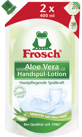 Frosch Spülmittel Aloe Vera Nachfüllbeutel, 800 ml