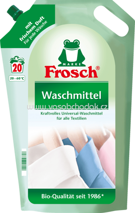 Frosch Vollwaschmittel Flüssig, 20 Wl