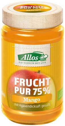 Allos Frucht Pur 75% Mango, 250g