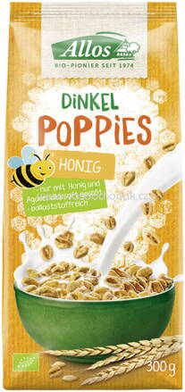 Allos Dinkel Poppies Honig, 300g