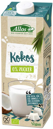 Allos Kokos Drink 0% Zucker, 1 l