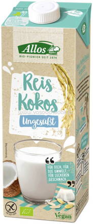 Allos Reis Kokos Drink, ungesüßt, 1 l