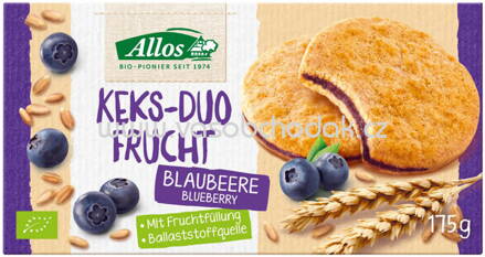 Allos Keks Duo Frucht Blaubeere, 175g