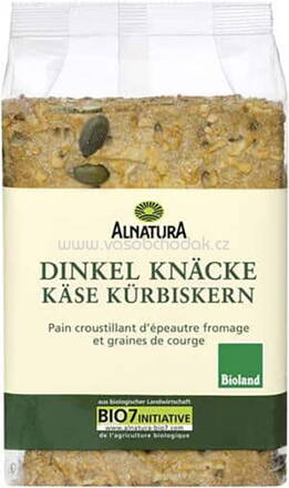 Alnatura Dinkelknäcke Käse Kürbiskern, 200 g