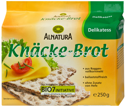 Alnatura Knäckebrot Delikatess, 250g