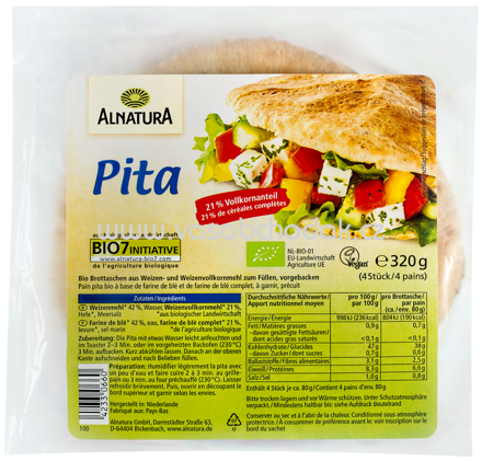 Alnatura Pita, 320g