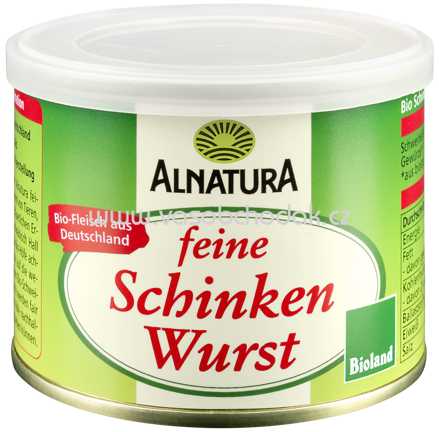Alnatura feine Schinken Wurst, 200g
