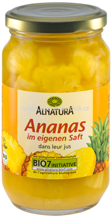 Alnatura Ananas im eigenen Saft, 350g