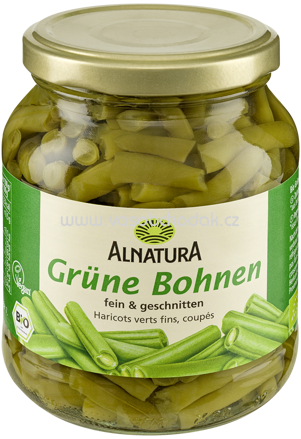 Alnatura Grüne Bohnen im Glas, 340g