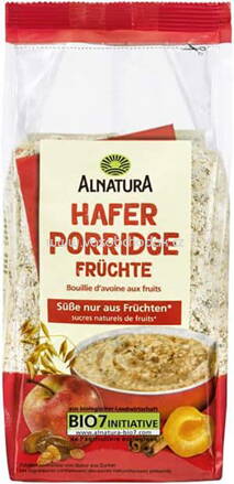 Alnatura Hafer Porridge Früchte, 500g