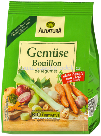 Alnatura Gemüsebouillon hefefrei, Nachfüllpack, 290g