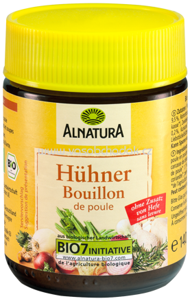 Alnatura Hühnerbouillon Glas, 140g