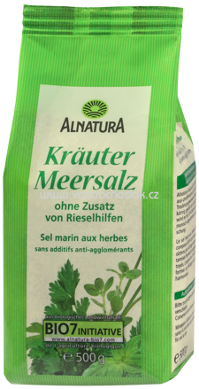 Alnatura Kräuter Meersalz, 500g