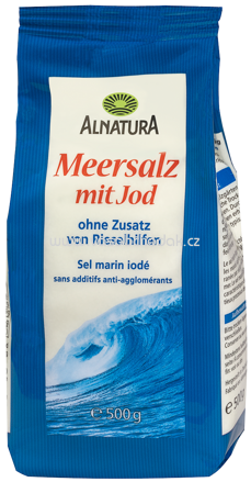 Alnatura Meersalz mit Jod, 500g