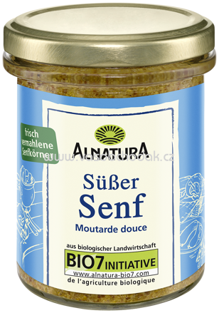 Alnatura Süßer Senf, 190g