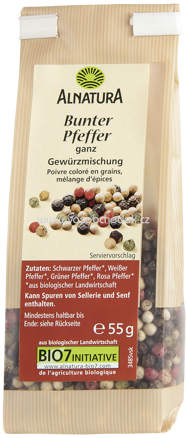 Alnatura Bunter Pfeffer, ganz, 55g