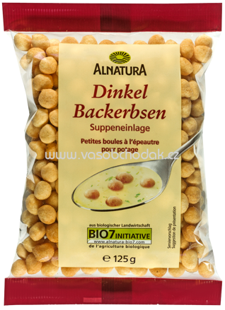 Alnatura Dinkel Backerbsen, 125g