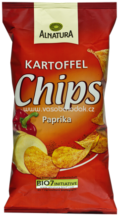 Alnatura Kartoffelchips Paprika, 125g