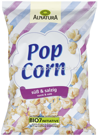 Alnatura Popcorn Süß und Salzig, 80g