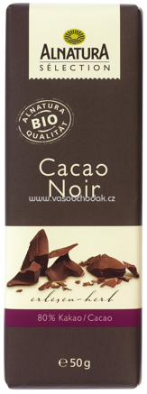 Alnatura Sélection Bitterschokolade Cacao Noir 50 g