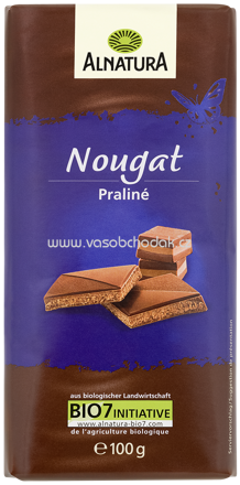 Alnatura Nougat Schokolade, 100g