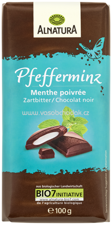 Alnatura Pfefferminz Schokolade, 100g