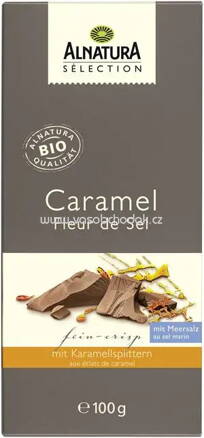 Alnatura Sélection Caramel Schokolade, 100g