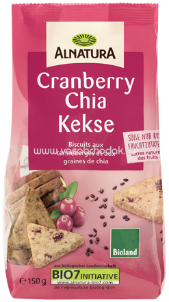 Alnatura Cranberry-Chia-Kekse, 150 g