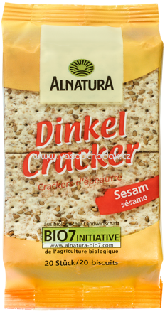 Alnatura Dinkel Cracker Sesam, 100 g