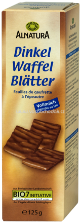 Alnatura Dinkel-Waffelblätter, Vollmilch, 125g