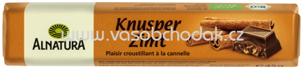 Alnatura Knusper-Zimt-Schokoriegel, 37,5g