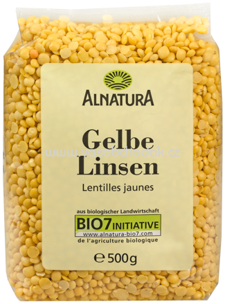 Alnatura Gelbe Linsen, 500g