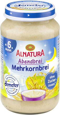 Alnatura Abendbrei Mehrkorn, ab 6. Monat, 190g