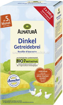 Alnatura Dinkel Getreidebrei, nach 5. Monat, 400g