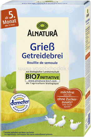 Alnatura Grieß-Getreidebrei nach 5. Monat, 250g