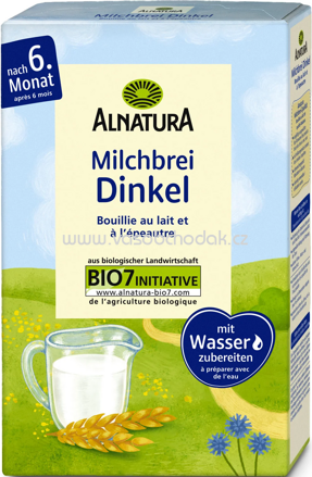 Alnatura Milchbrei Dinkel, nach dem 6. Monat, 250g