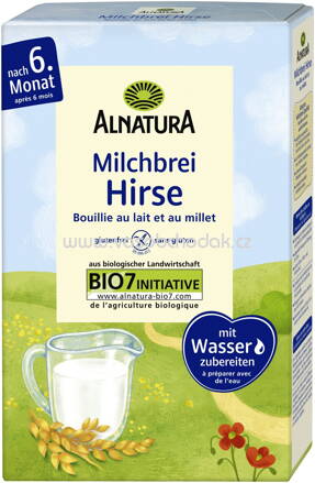 Alnatura Milchbrei Hirse, nach dem 6. Monat, 250g