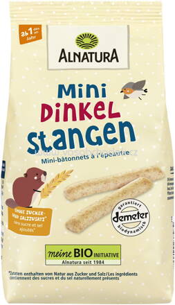 Alnatura Mini-Dinkel-Stangen, ab 1. Jahr, 80g