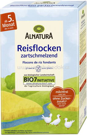 Alnatura Reisflocken zartschmelzend, ab 5. Monat, 250g