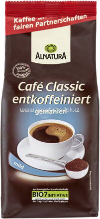 Alnatura Café Classic entkoffeiniert gemahlen, 250g 